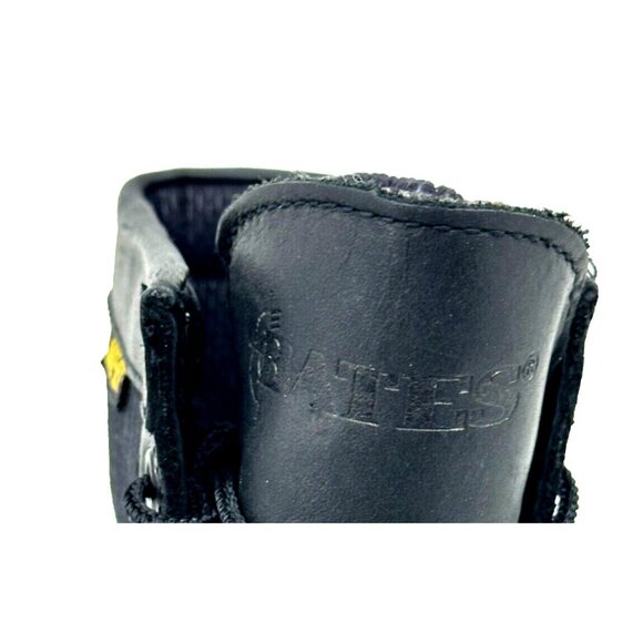 Bates Mens Leather Combat Boots Lace-up Gore Tex Size 8.5 US Black  02139 NEW - Picture 12 of 14